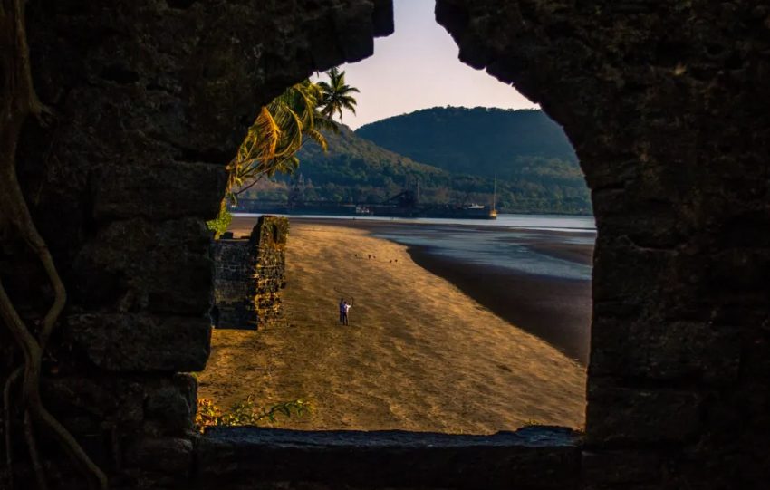 Revdanda fort and beach view