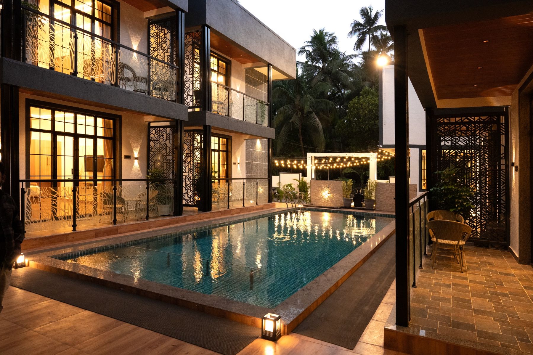 Premium pool view rooms at Barefoot Bliss Resort